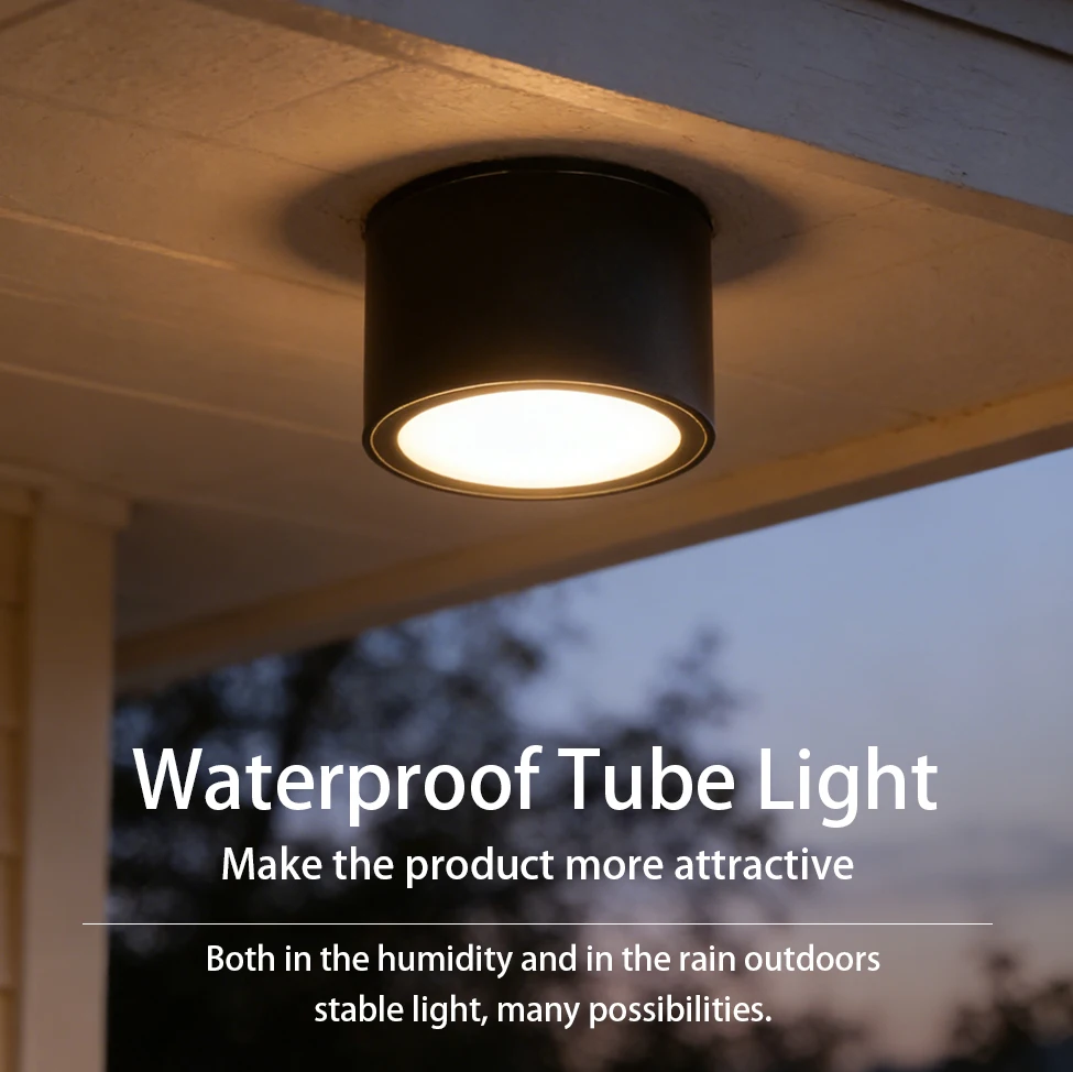 

Светодиодный водонепроницаемый потолочный светильник GX53, потолочные прожекторы, светодиодная потолочная лампа 85-265 В, точечные светильники для гостиной, ванной комнаты, спальни, декоративное освещение