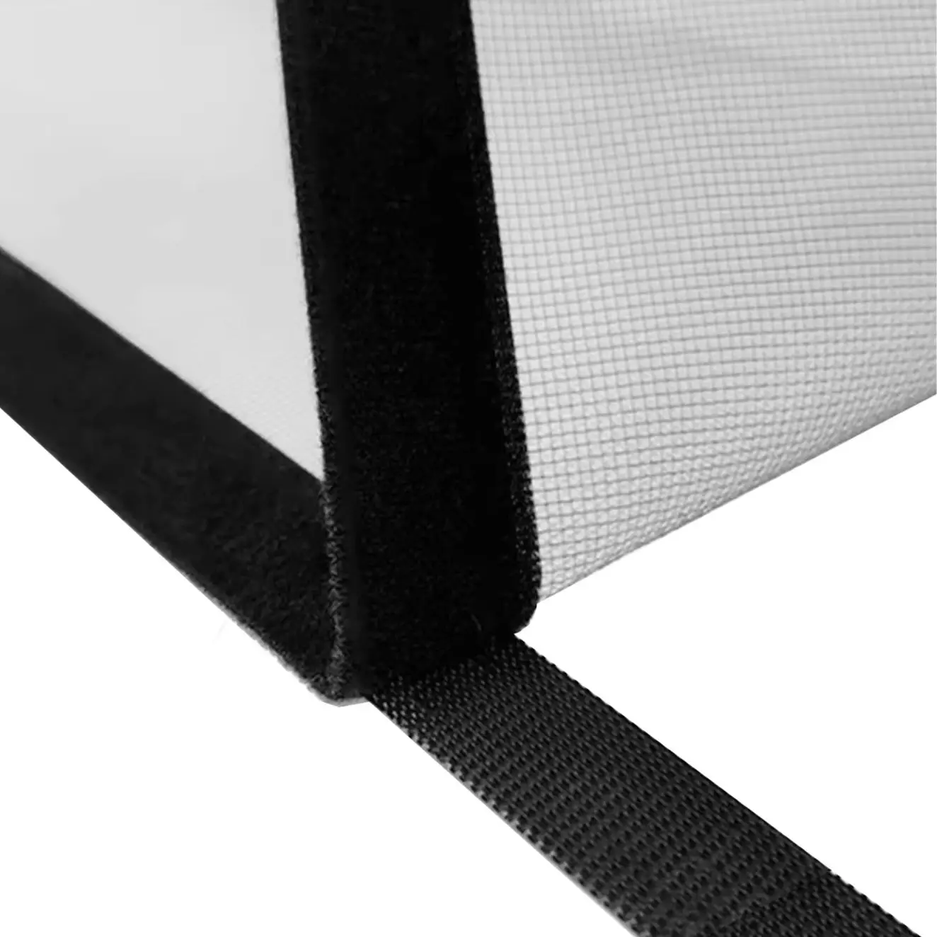 Minimalist Grey Insect Defense Screen - Seamless Polyester Fiber Mesh for Modern Homes (5mm Micro-Weave& High breathability)