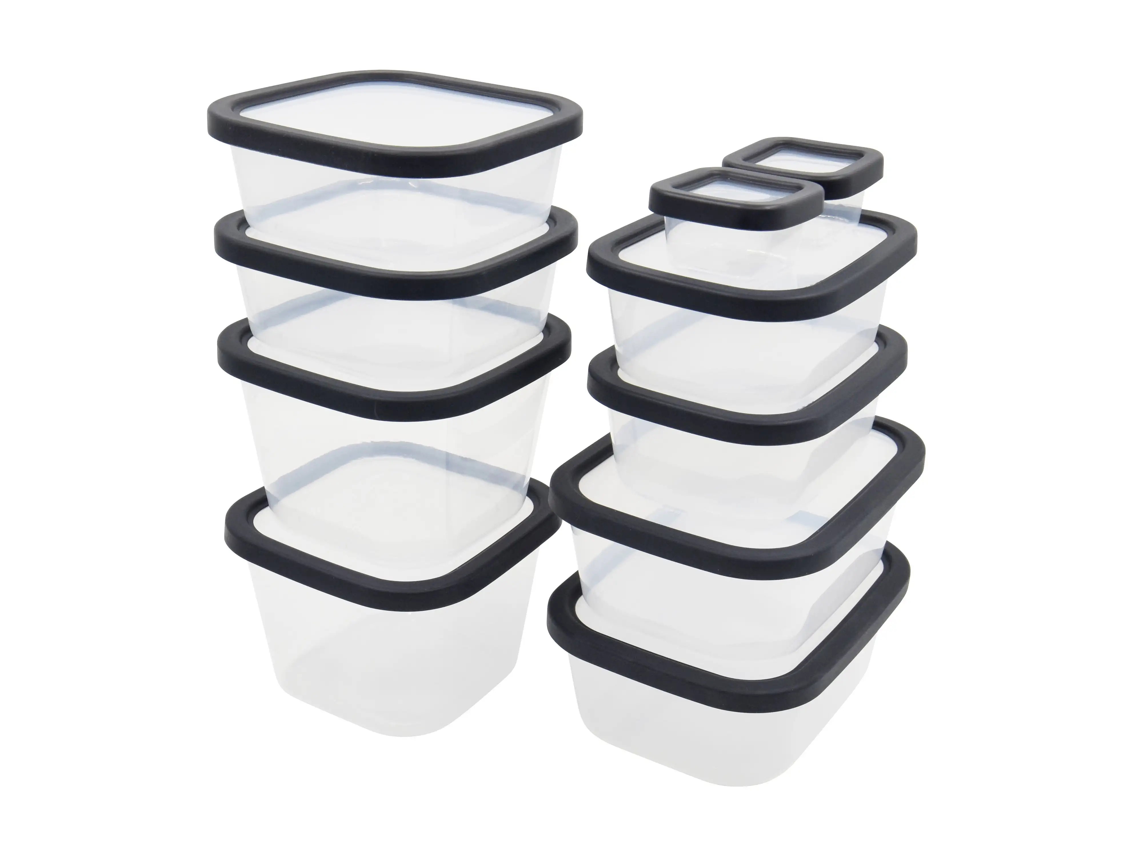 

Gray Plastic Microwave Safe Food Storage Container (20 Count)