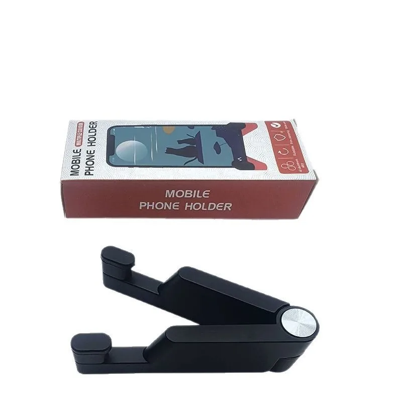 Portable Foldable V Shape Aluminum Alloy Desktop Phone Holder Stand Live Streaming Tablet Support Bracket