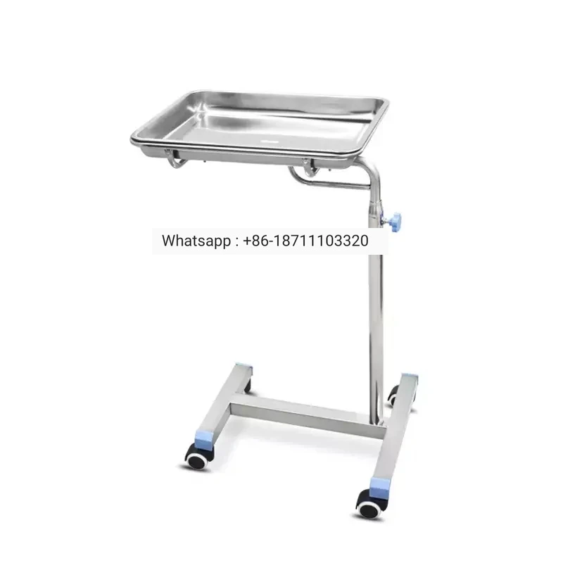 

Surgical Instrument Trolley with one shelf Medical Equipment operating Dressing stainless steel cart for hospital