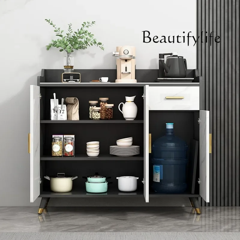 Edge Cabinet Modern Simple Multifunctional Living Room Tea Cabinet Edge Storage Living Room Slate Storage