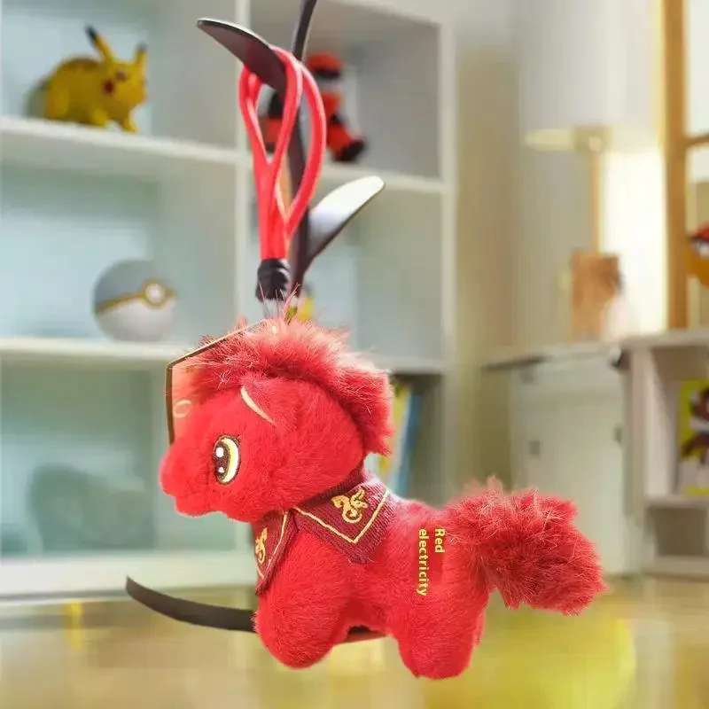 Uroczy pluszowy wisiorek z kucakiem, maskotka na Chiński Nowy Rok, ozdoba do torby, kreskówkowy pluszak, breloczek, prezenty na Nowy Rok 2026