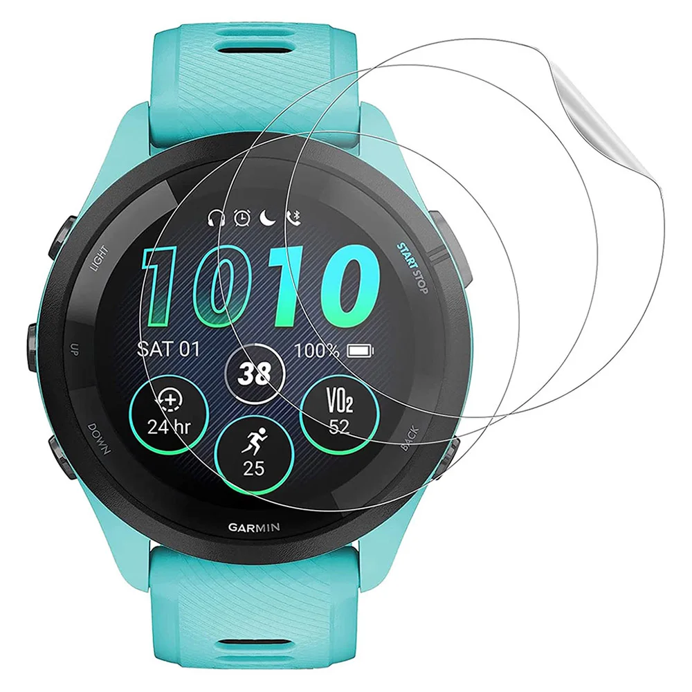 3 قطعة/الحزمة هيدروجيل طبقة رقيقة واقية ل Garmin Forerunner 970 965 570 265 265S لينة واضحة واقي للشاشة فيلم
