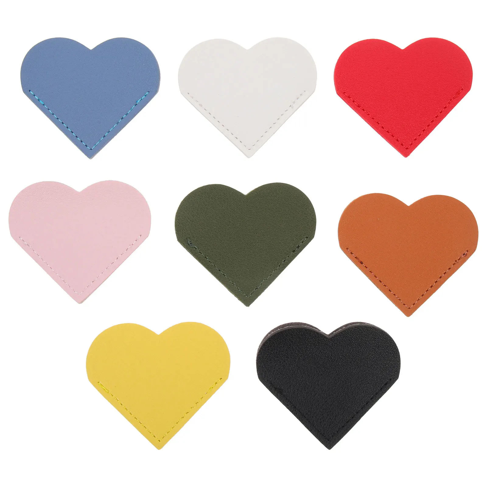 8 قطع من الإشارات المرجعية على شكل قلب عتيق، واقيات زوايا، علامات كتاب أنيقة لمحبي القراءة، علامة مرجعية للكتاب #6