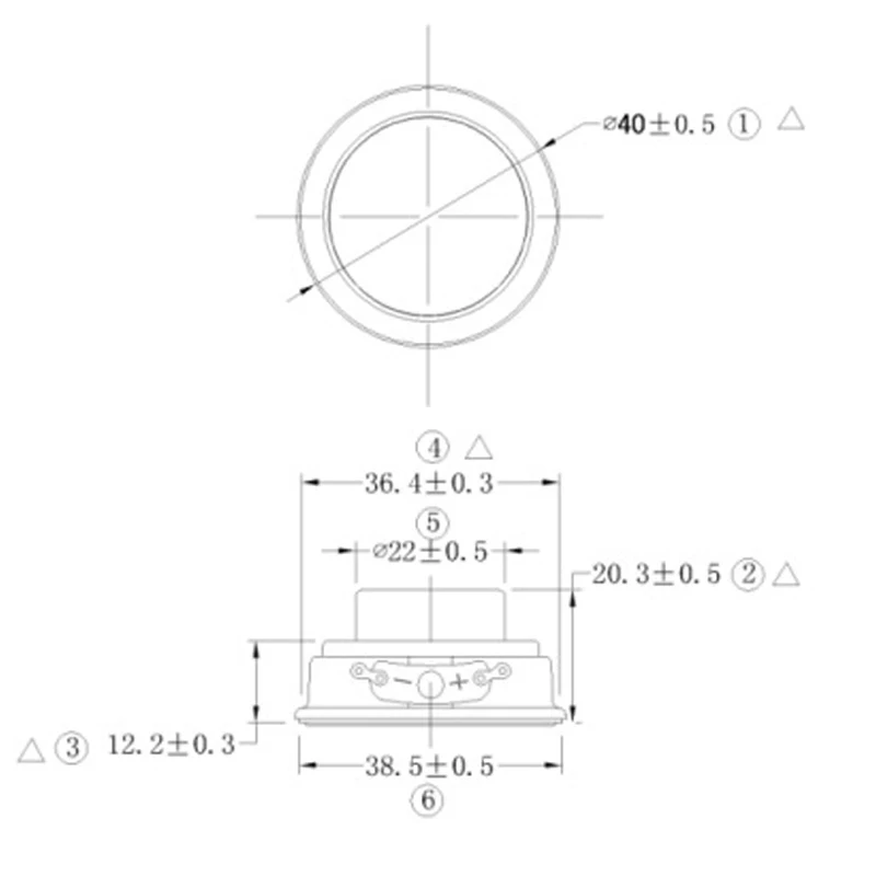 2pcs 1.5 Inch 40MM Mini Portable Audio Speaker Unit 2 Ohm 3W Full Frequency Round Inner Dual Magnetic Iron Shell PU Edge Home Th