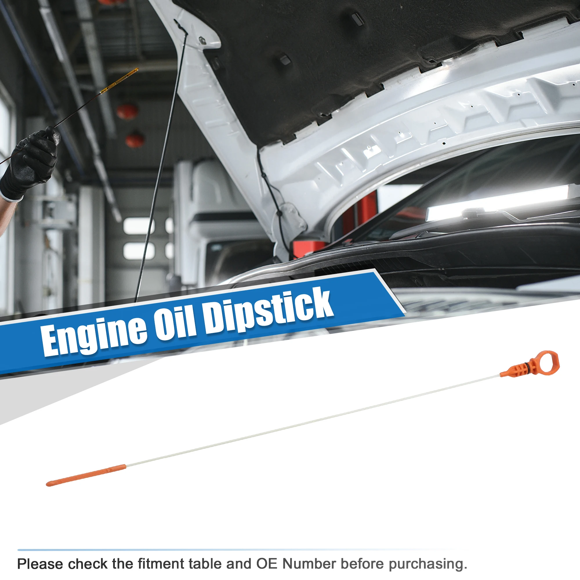 UXCELL Engine Oil Level Indicator Dipstick Replacement for Peugeot Partner 2004-2015