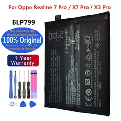 BLP799 100% Orginal Battery For Oppo Realme 7 X7 X3 Pro X7pro Realme7 Pro 7Pro RMX2170 Phone Battery 4500mAh + Free Tools