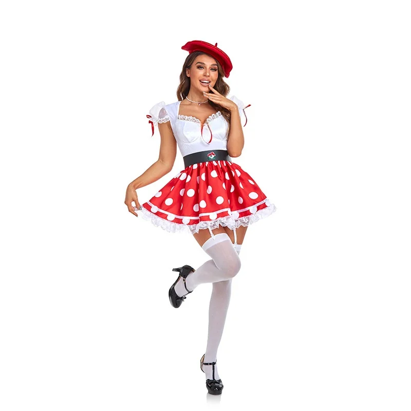 Adult loween Miey Cosplay Masking Ball Performance Costume Stage Performance Clothing New Arrival 2025 Summer Faion