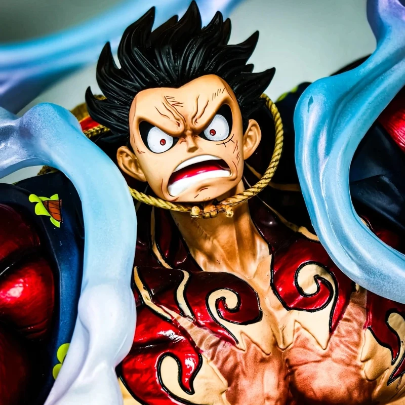 Een Stuk 1/6 Gear Vierde Luffy 38 cm Actiefiguren Anime Karakter GK Model Prachtige Standbeeld Perifere Speelgoed Bureau Ornament Gift