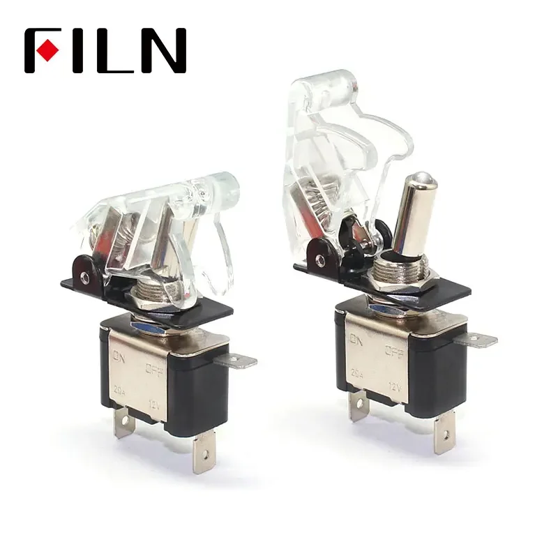 12V 20A Licht Kippschalter LKW Anhänger Zubehör LED Licht Zündungen Boost Marine Boot Racing Auto Schalter SPST Kippschalter – Detail 11