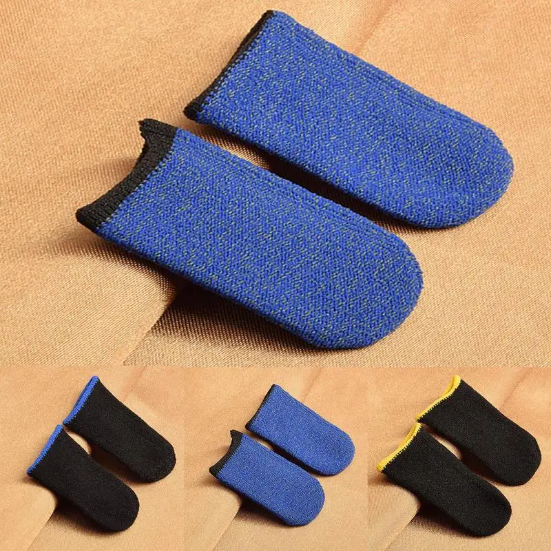 Video Game Finger Sleeves Mobile Phone Game Thumb Finger Protector Non Slip Anti-sweat Carbon FiberThumb Sleeves Cover