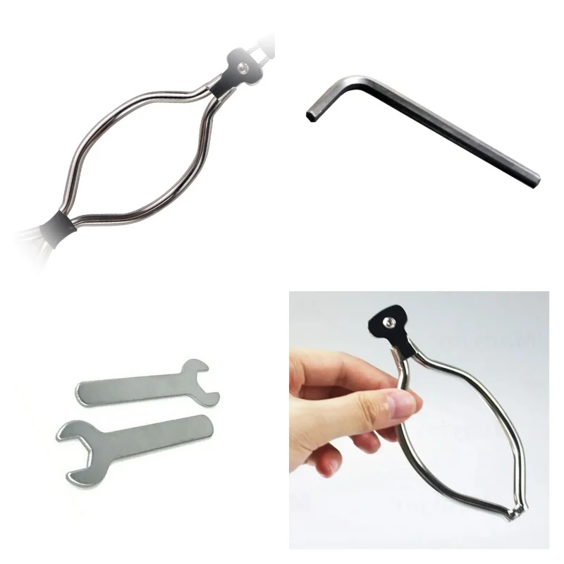 Anus Anal Ring Butt Hole for Male Female Invisible Chastity Pants Parts for Metal Underwear Accessory for BDSM Device