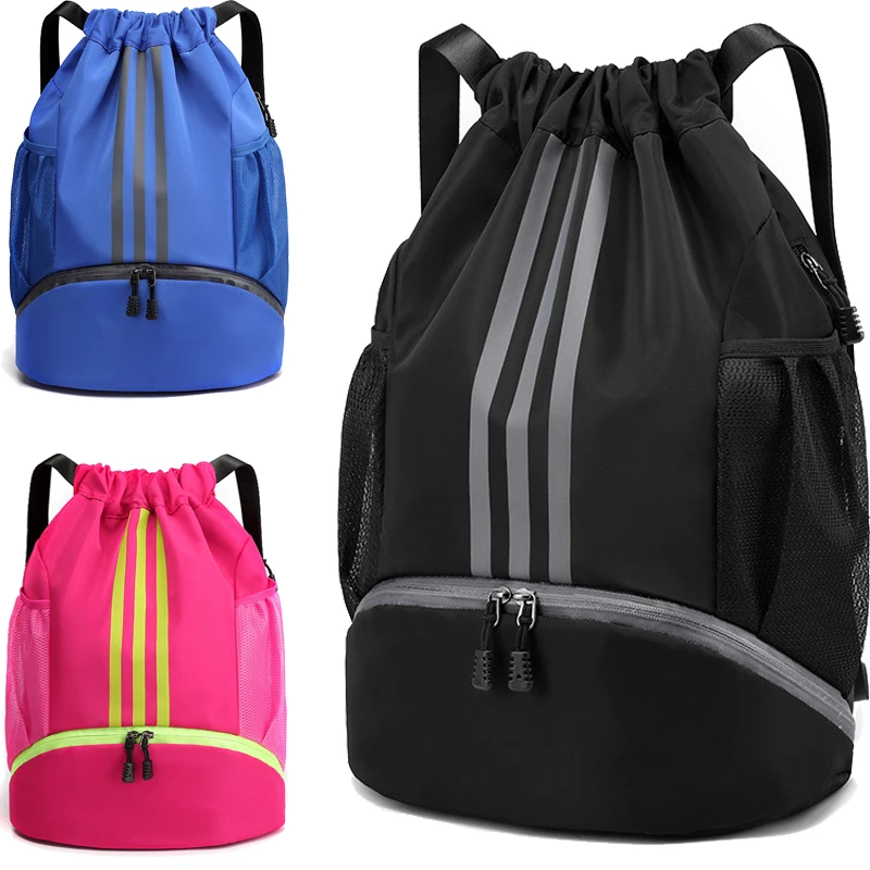 Fashion Sports Gym Backpack Men\'s Bag Women\'s Multifunction Fitness Yoga Swim Waterproof Basketball Portable Travel Training Bag