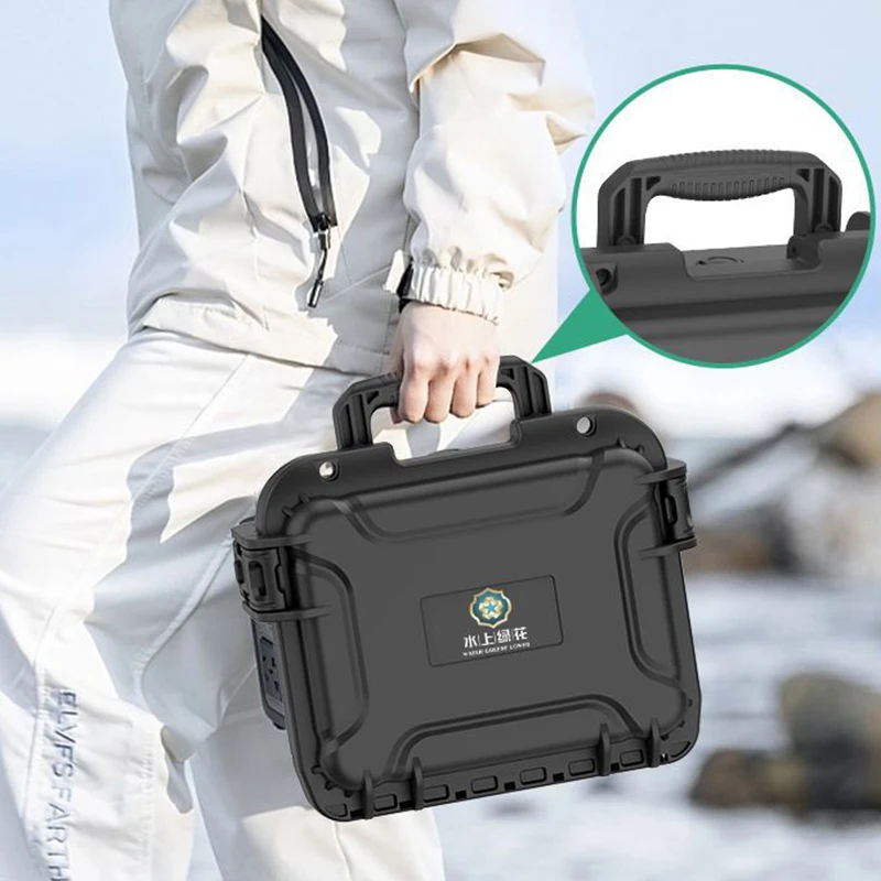 Ausrüstung Schutz Box Multifunktionale Instrument Lagerung Toolbox Wasserdichte Tragbare Werkzeuge Organizer Werkzeug Fall mit Schwamm