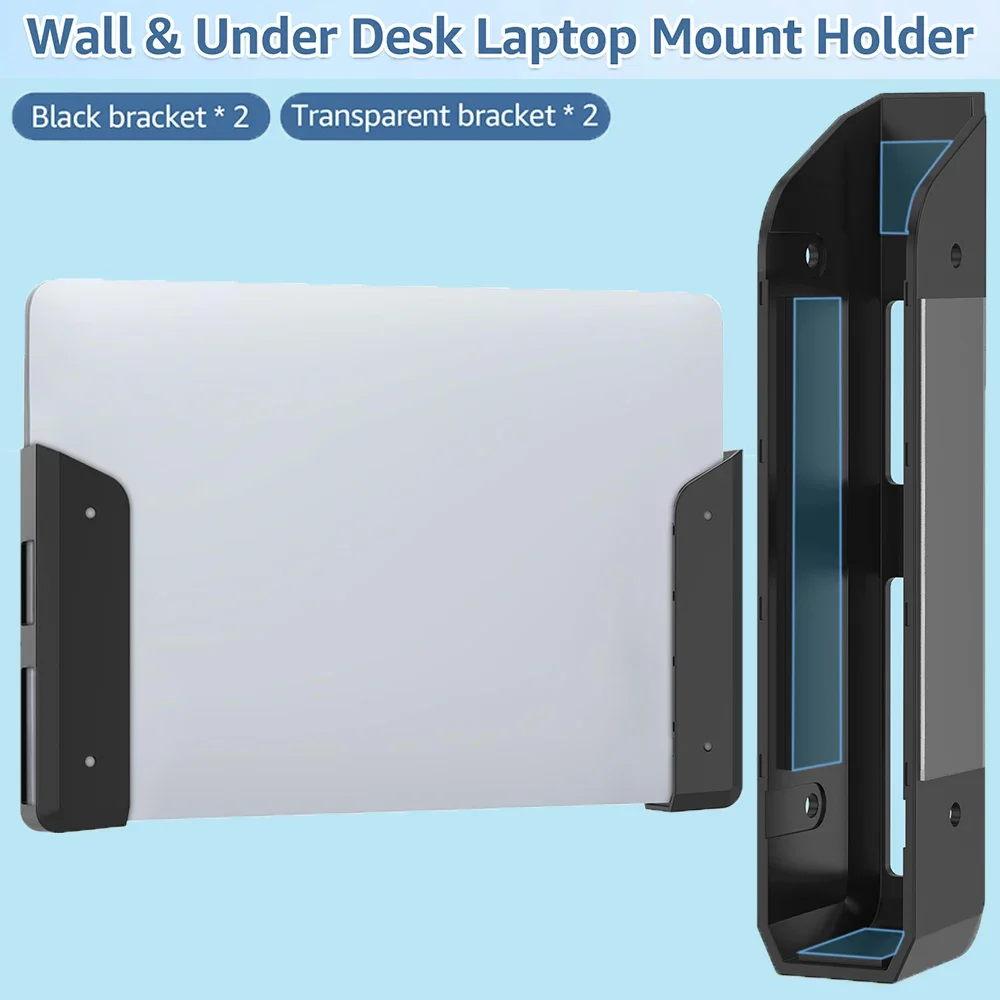 

Крепление для ноутбука под стол, универсальный настенный держатель из АБС-пластика с защитной накладкой от царапин для Mac Mini, Macbook, клавиатуры