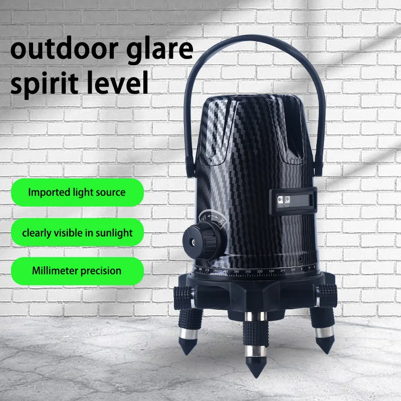 Factory Supply 2/3/5 Lines Nivel Laser Level 360 Laser Level 2 Lines Green Light Outdoor Glare Spirit Level 3
