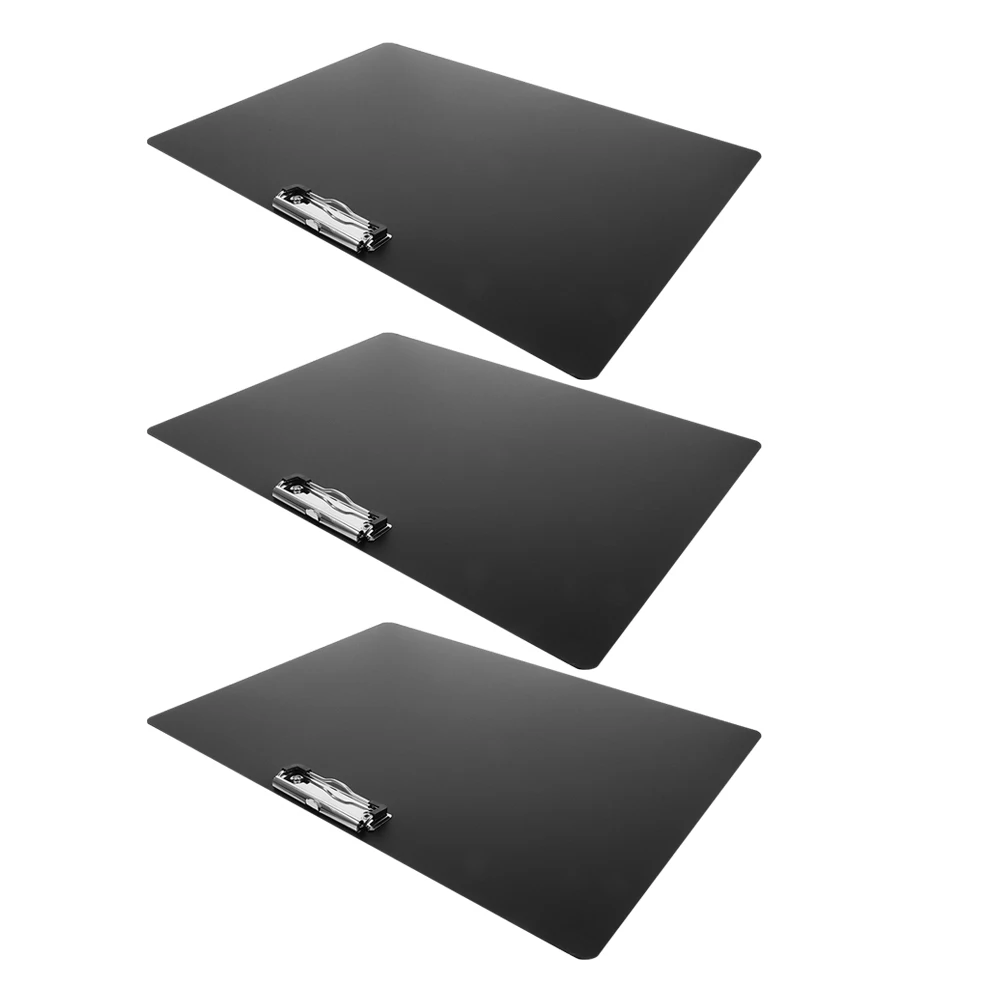 

3Pcs A3 Clipboard Safe File Holder Board Thick Plastic Writing Pad Office Document Organizer A3 Clipboard