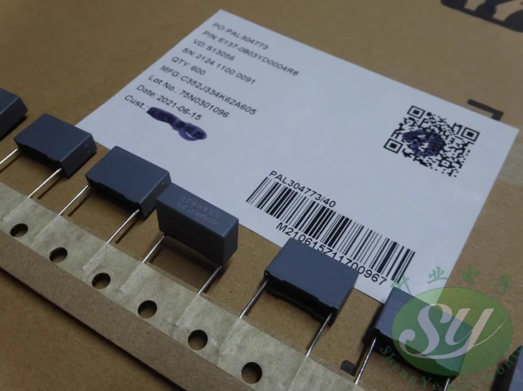 10PCS Fara MKP25 0.33uf/630v 330nf u33 334 Brand New 15mm Film Capacitor (Thickness: 5.7mm)