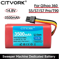 CITYORK 14.8V 3500mAh Li-ion Sweeper Replacement Battery Pack For Qihoo 360 S5 S7 S7Pro T90 X9 Robot Vacuum Cleaner
