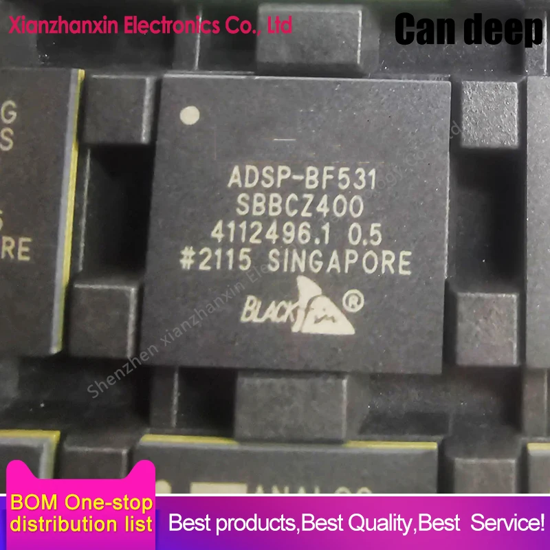 1pcs/lot ADSP-BF531SBBCZ400 ADSP-BF531SBBCZ ADSP-BF531 BGA Processor chip in stock