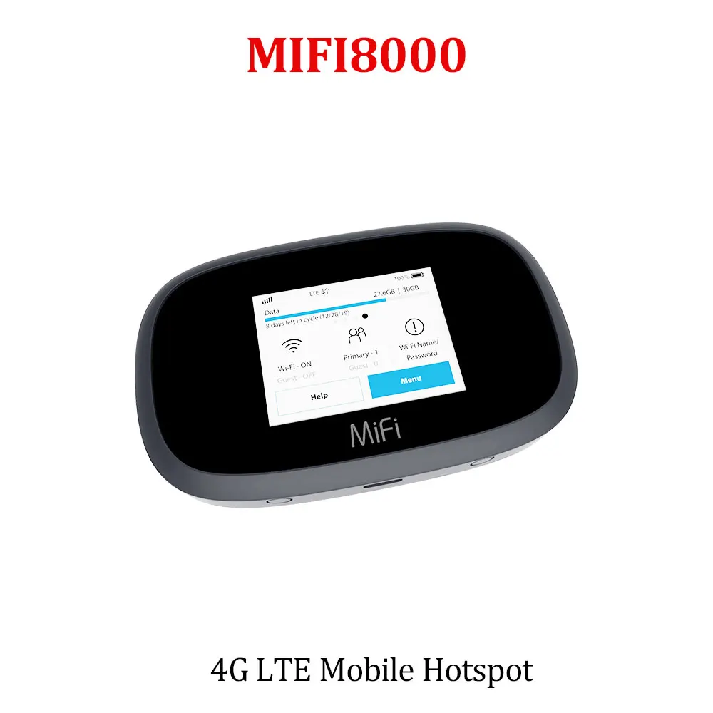 New Inseego MiFi 8000 / Mifi8800 4G LTE Cat18 Mobile Hotspot Global Mobile WiFi Pocket Type C 4400Mha Battery