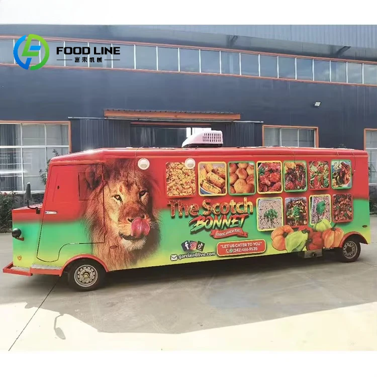 

Fast Food Mobile Trailer Trucks for Ice Cream Snack Hotdog 220v Mobile Food Trailers Customized