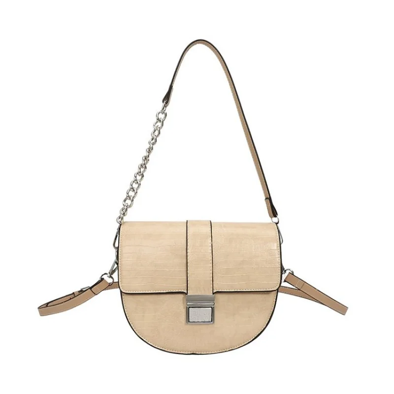 

Стильная элегантная классическая сумочка с однотонным и буквенным логотипом для женщин, элитная винтажная сумка