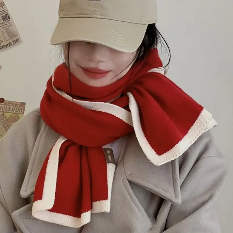 cachecol-preto-e-branco-quente-novo-modelo-de-inverno-estilo-coreano-de-alta-qualidade-grosso-e-versatil-para-homens-e-mulheres