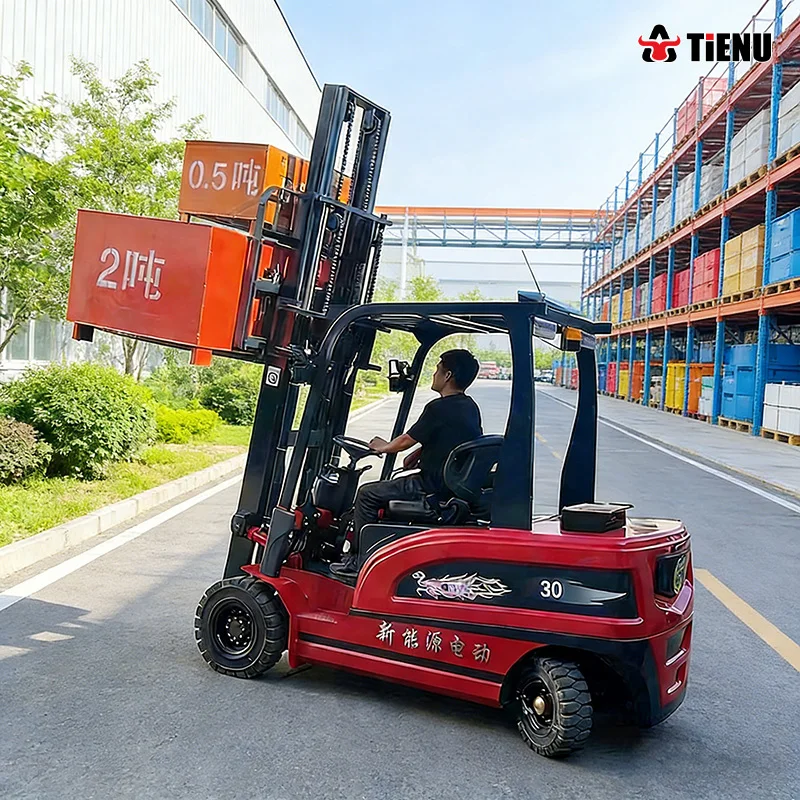 Customized 2ton 3ton 3.5ton Electric Forklifts with a 2 Year Warranty Suitable for EU/US Warehouses.