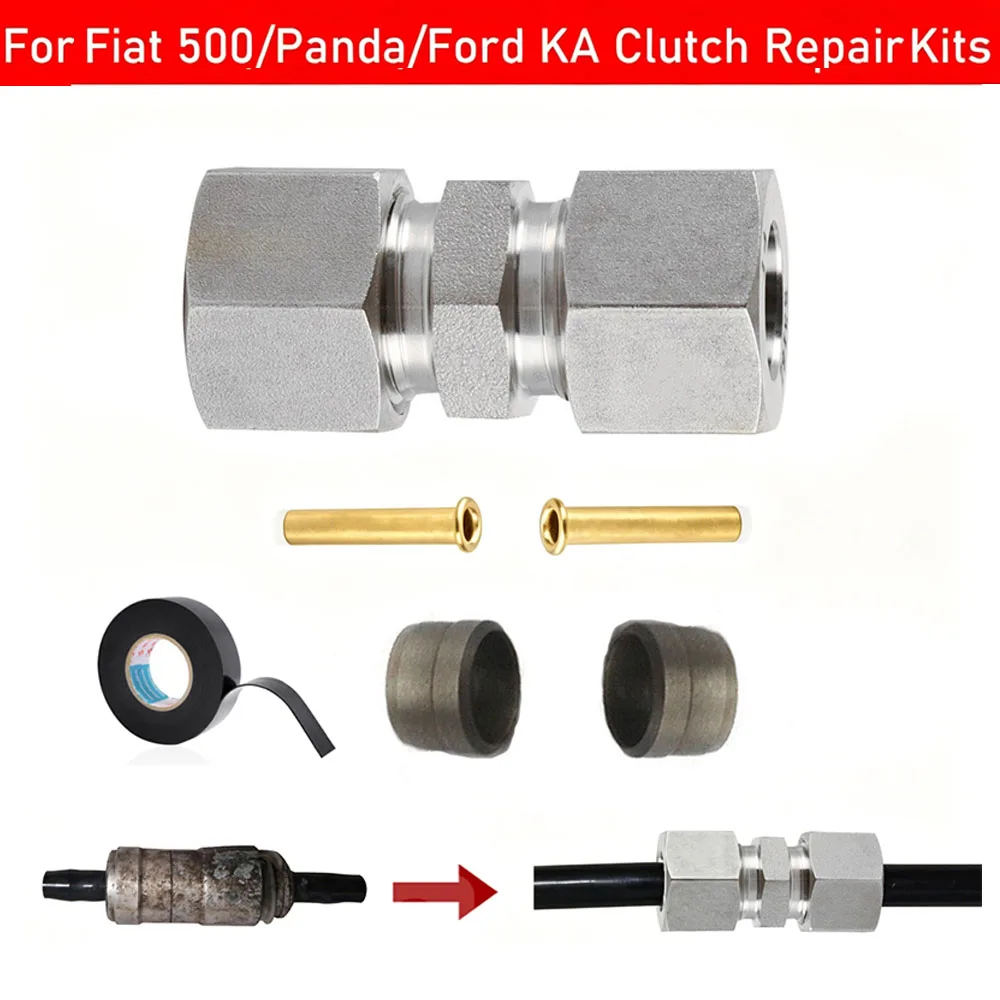Clutch Fluid Line Connector Pipe Fitting Slave Master Cylinder Repair For Fiat 500 Hatchback Convertible 312 For Ford Ka Parts