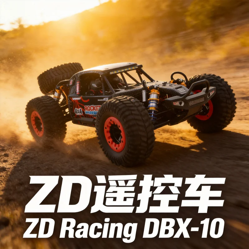 RC remote control model car ZD Racing DBX-10 1/10 desert truck electric four-wheel drive model.