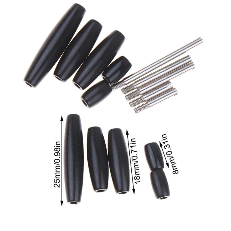 10Pcs/Set Saxophone Repair Kit Bakelite Shaft With Rod Screw Repair Kits For Saxophone Tenor Alto Soprano Saxophone