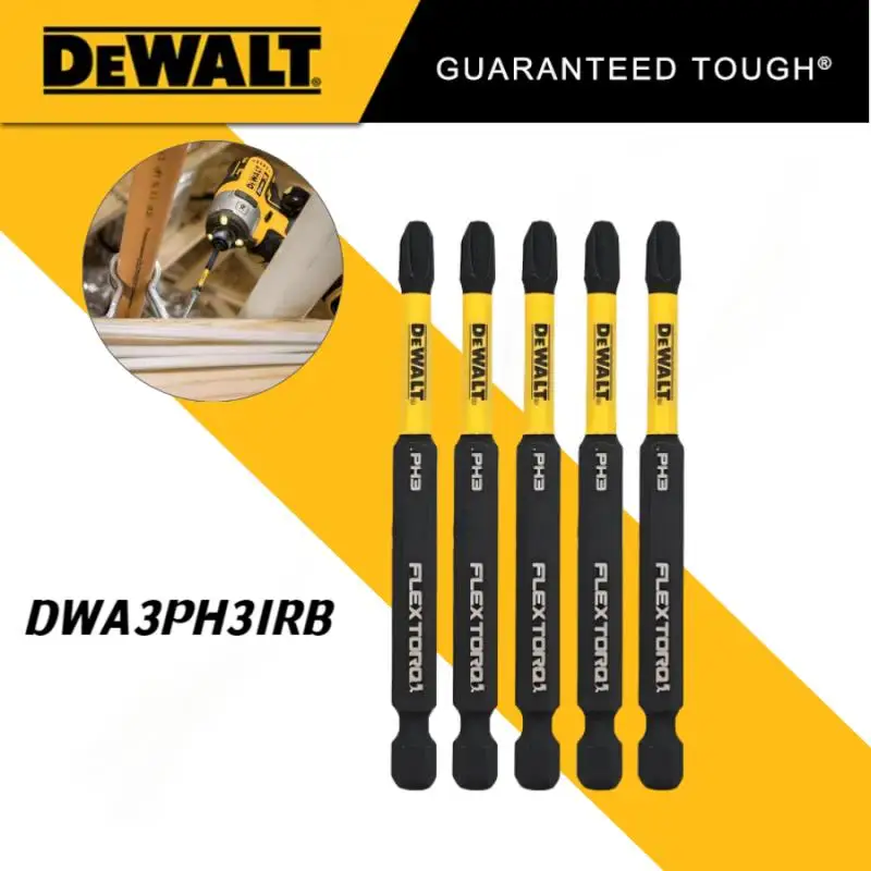 

DEWALT DWA3PH3IRB Impact Drill Bits 89mm - HSS High Hardness, Rapid Drilling for Carpentry - Cross Bits