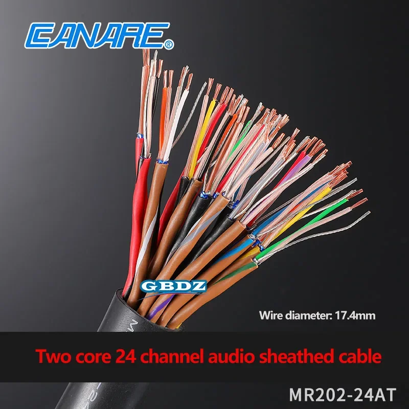 1-10meter CANARE MR202-8AT/8AT/4AT/12AT studio recording multi-channel 8-channel audio microphone signal cable