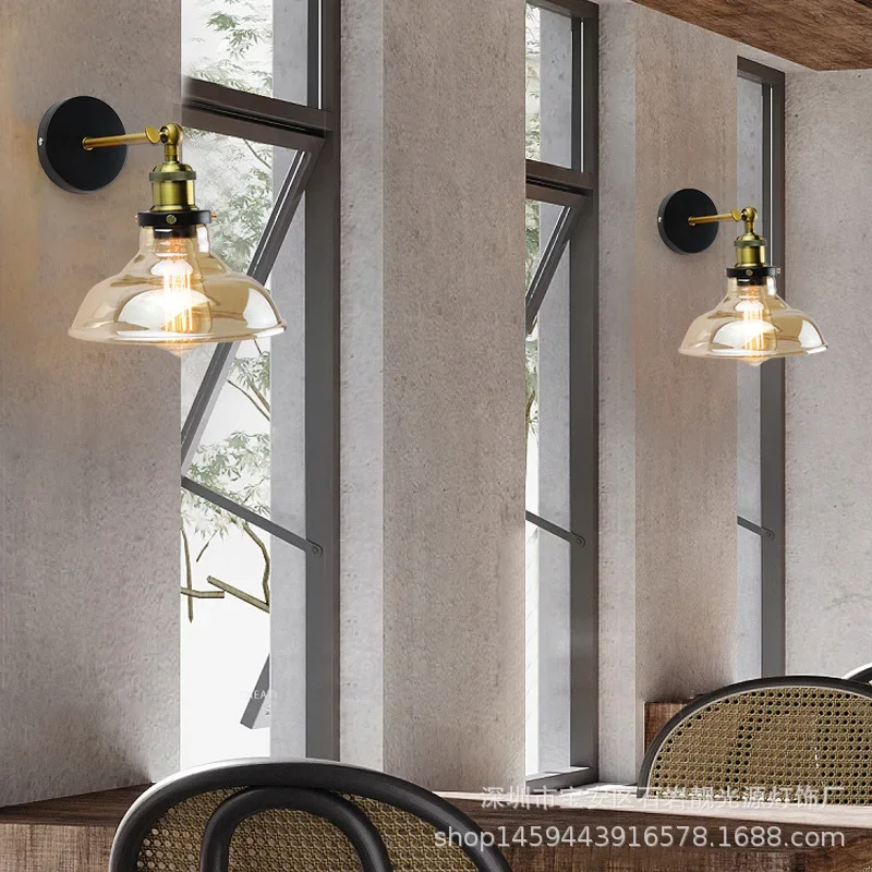 Modern Bedrooms Are Clear and Transparent Grey Amber Vintage Wall Lamps  The Dining Room Decorated with Glass Light Fixtures