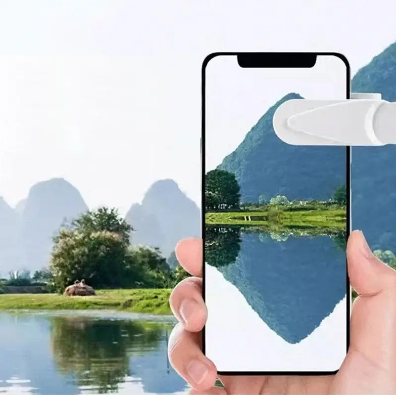 Smartphone Camera Mirror Reflection Clip Kit Mobile Phone Reflection Camera Clip Selfie Artifact Reflection Outdoor Lens