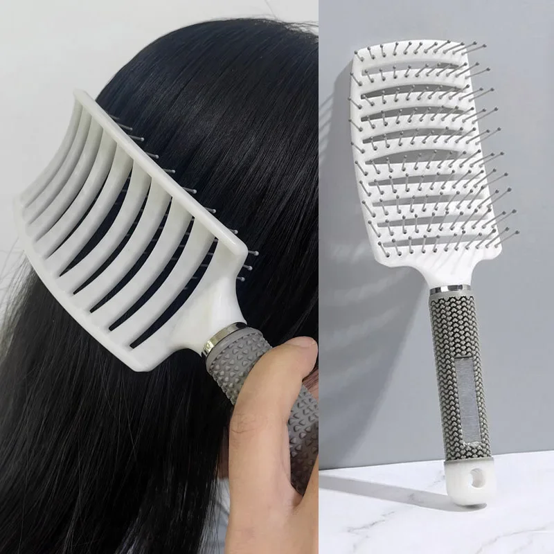 1 قطعة فرش تدليك احترافية لفك تشابك الشعر للنساء مشط تدليك فروة الرأس السحري سريع الجفاف أدوات تصفيف الشعر المستقيمة #1