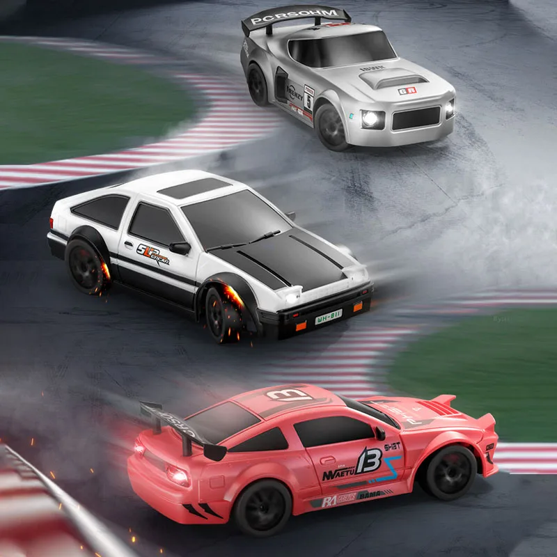 4wd Drift Remote Control Car Stepless Speed Change Racing Car Simulation Rc Model Toy Boyfriend Gift Valentine'S Day