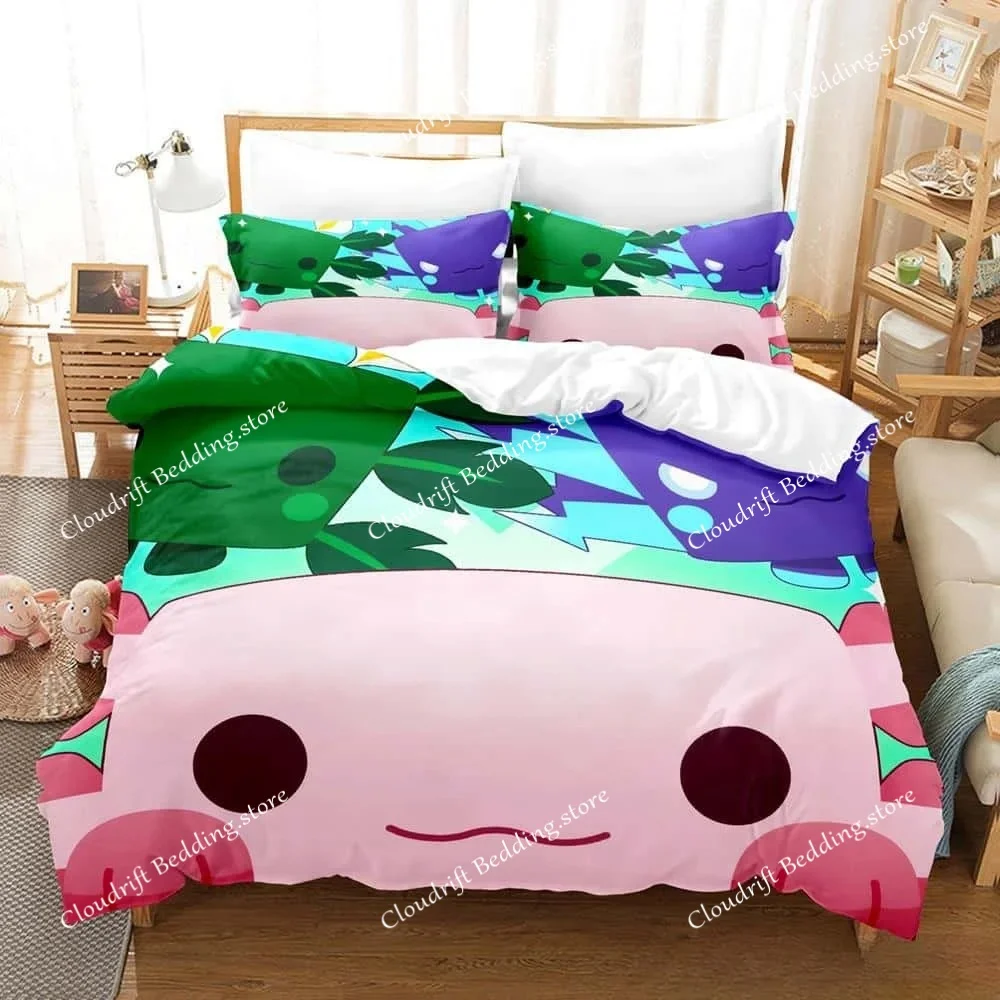 New 3D Game Pet Simulator X Bedding Set Single Twin Full Queen King Size Bed Set Adult Kid Bedroom Duvet Cover Set Home Textiles