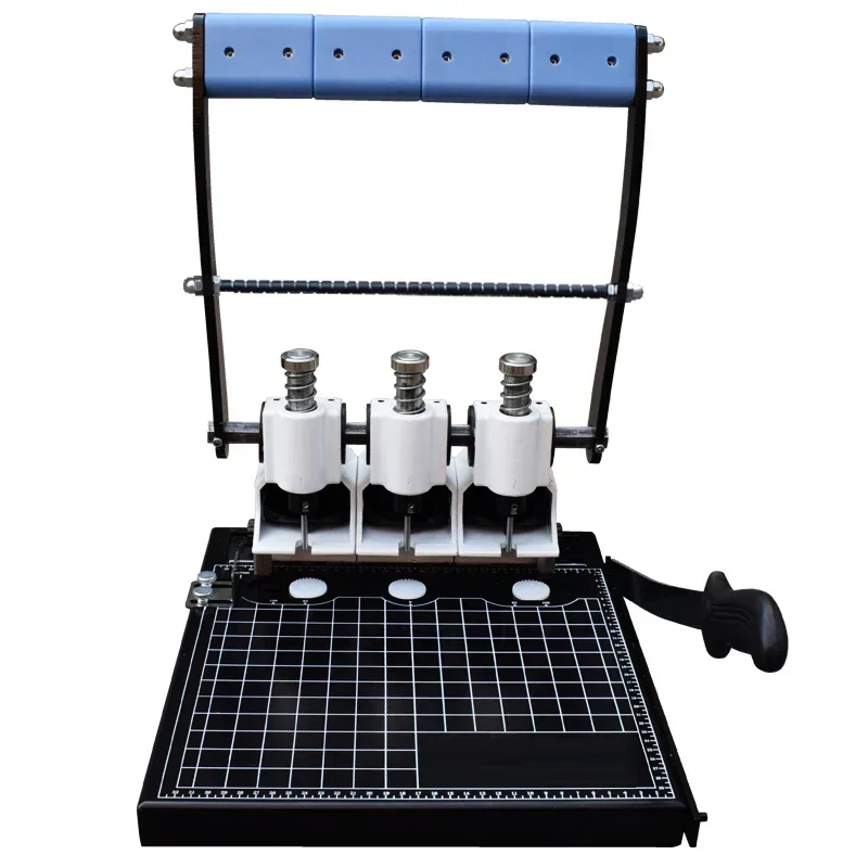 QY-A three-hole punching machine process machine office planning document hot selling adjustable distance punching document bind