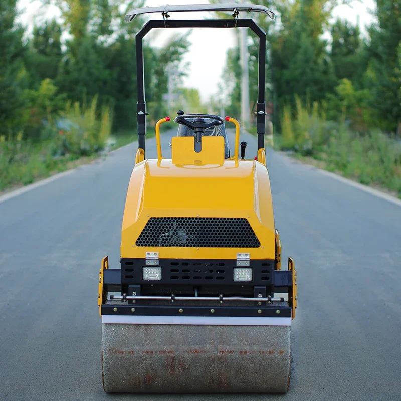 Road Roller Concrete Road Leveling Machine 2.5 Ton Double Drum Soil Asphalt Road Roller Compactor