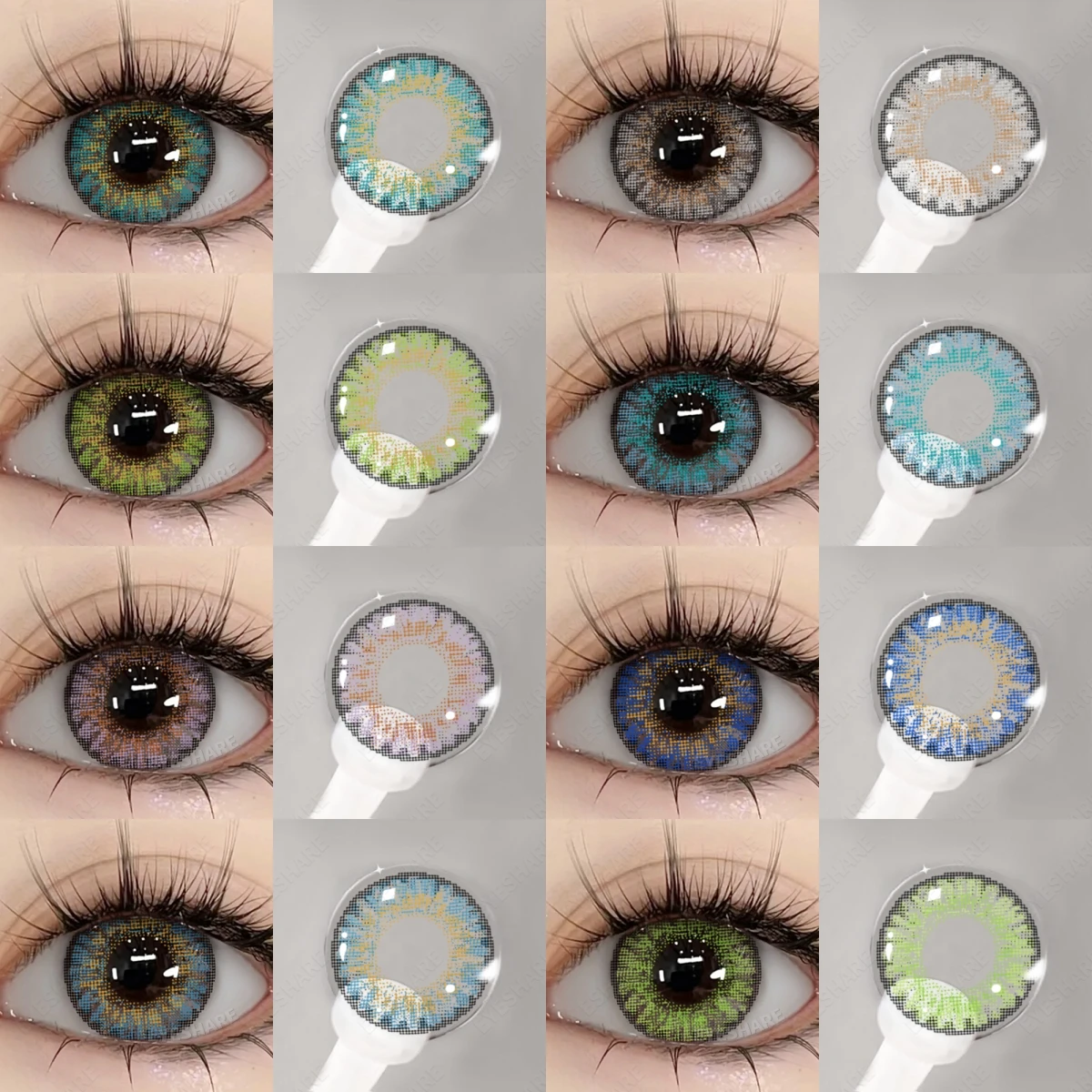 EYESHARE NEW 1 Pair Color Contact Lenses for Eyes Fashion Cosmetic High Quality Blue Lenses Green Contact Cosmetic Eye Contacts