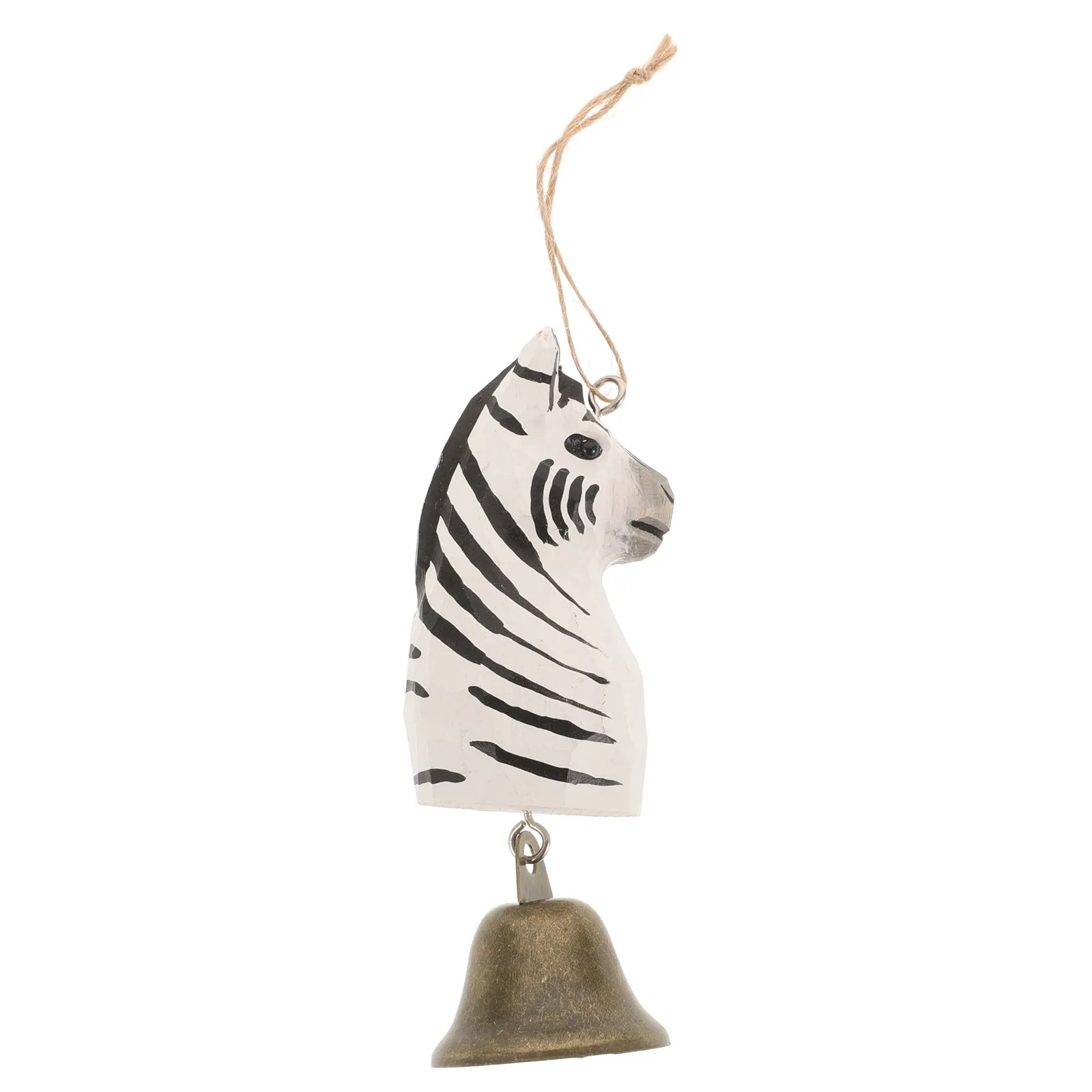 

Wooden Animal Bell Nature Chime Hanger Camping Motorcycle Car Charm Handmade Rustic Bell Ornament Outdoor Adventure Safety