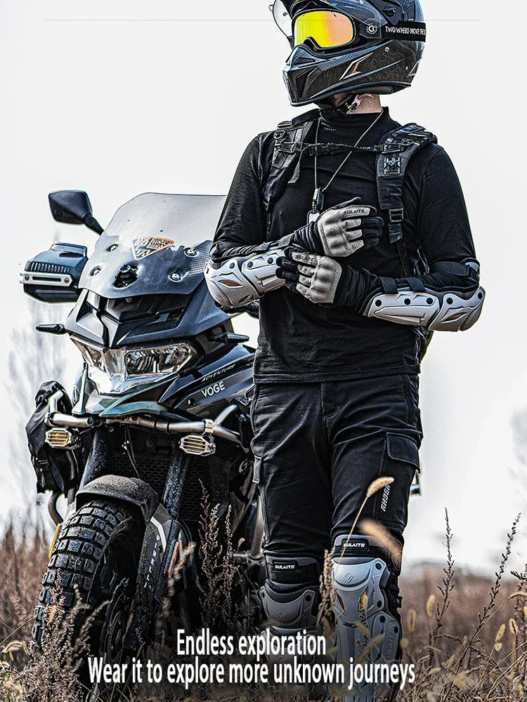 

Motorcycle Protective Gear Knee Pad Elbow & Leg Cover Protector Guard Adult Equipment for Mtb Sliders Sports Motocross Support