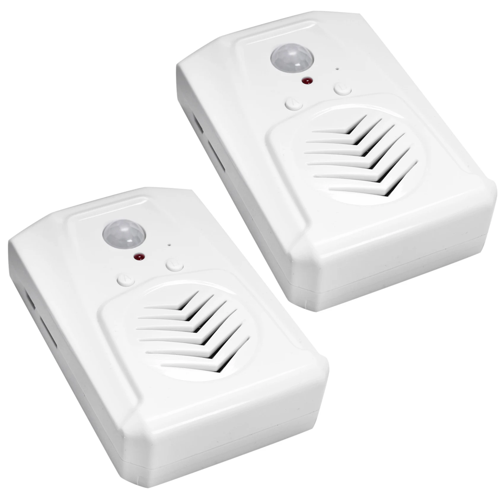 2X الاستشعار الحركة جرس الباب التبديل MP3 الأشعة تحت الحمراء جرس الباب اللاسلكية PIR محس حركة صوت المطالبة-ABJU