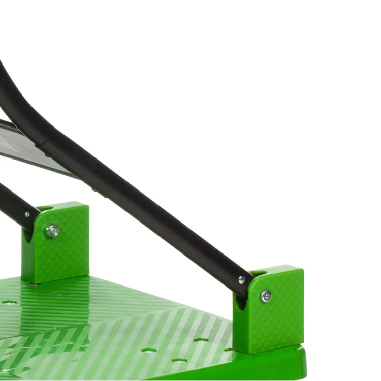 Platform Handkar Industriële trolley Tweehandkar Stille trolley