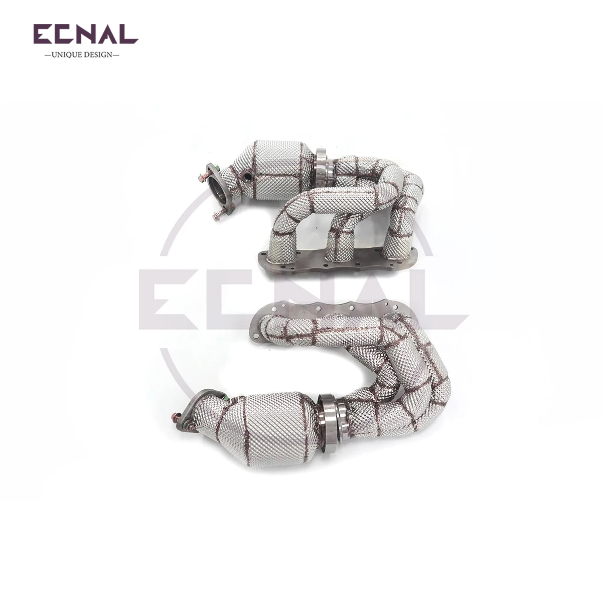 

Ecnal Exhaust Manifold Downpipe for Porsche Boxster Cayman 981 GT4 3.8T 2013-2015 304 Stainless Steel Sport Exhaust Pipe System