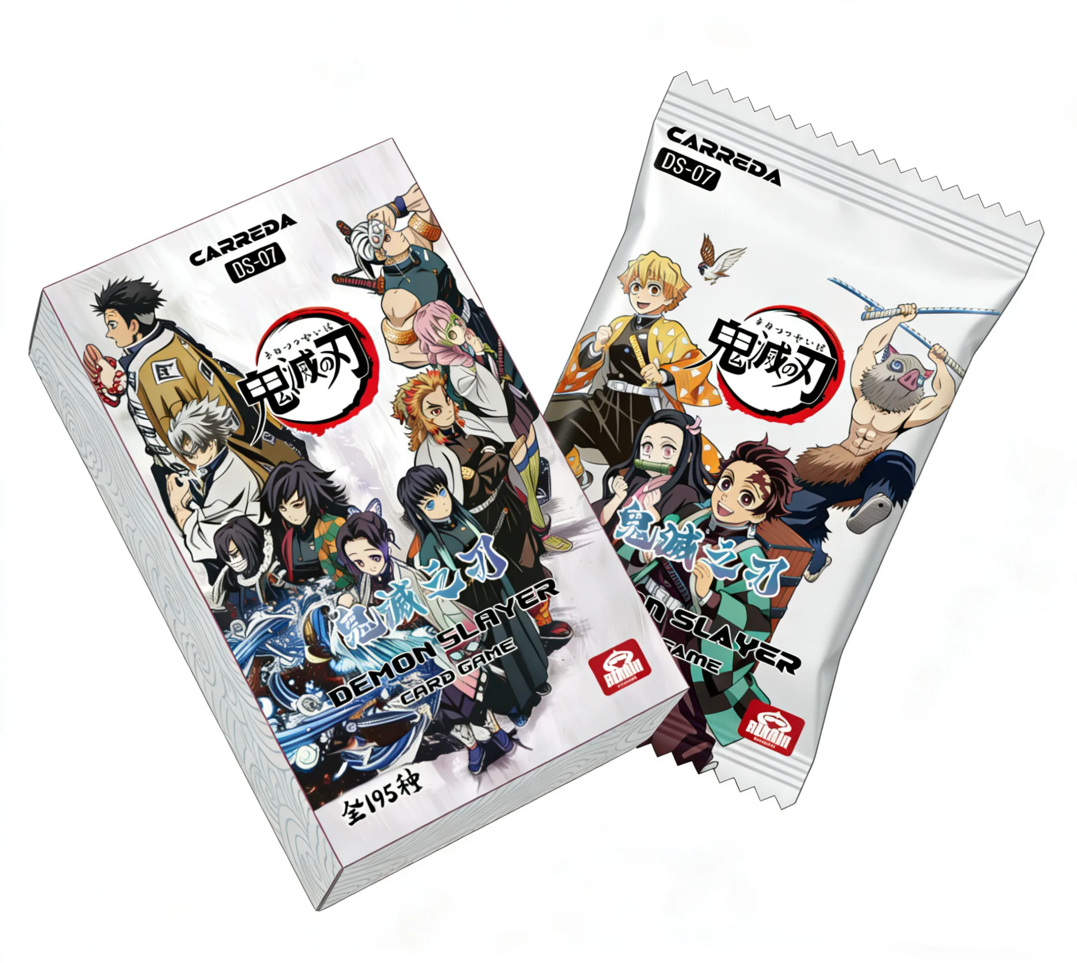 Demon Slayer Anime Trading Card Game Booster Box Cartoon Character Collectible Cards Blind Pack Desktop Gift Kids Anime Toy