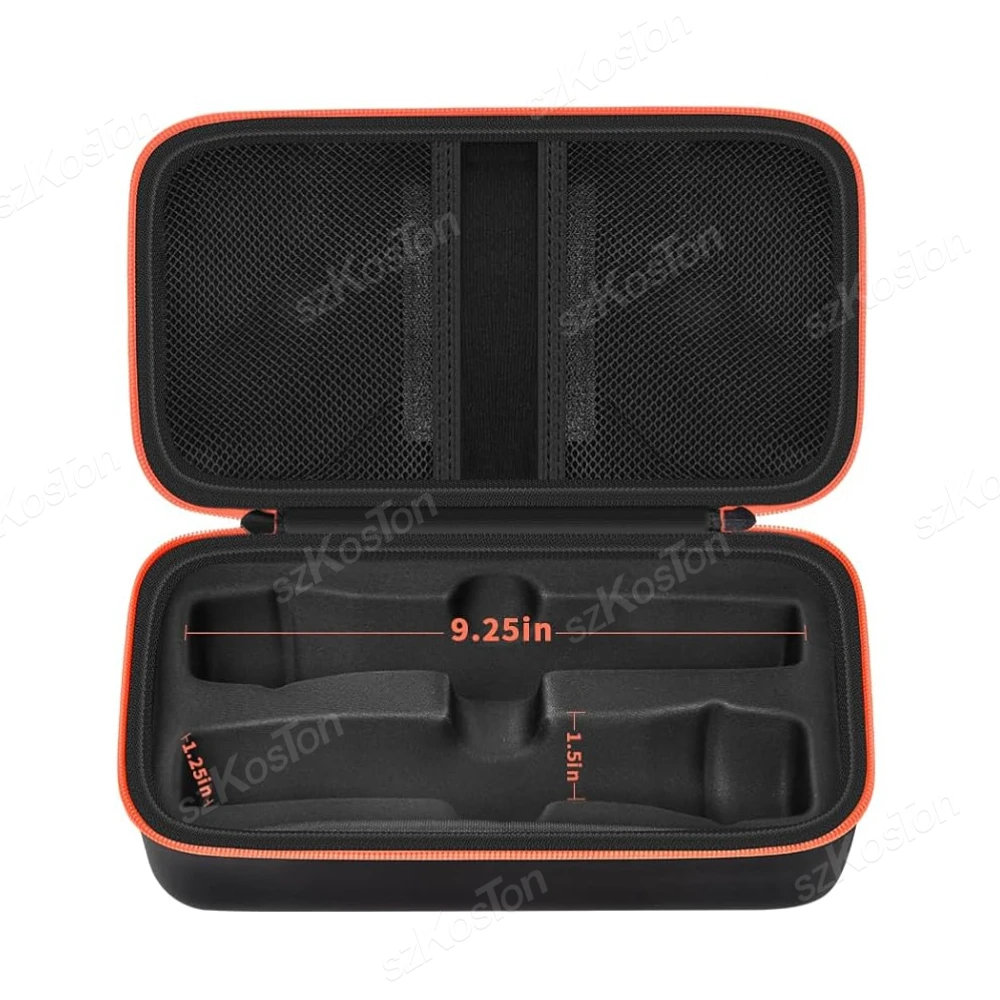 Étui De Rangement Portable Pour Micro Sans Fil JBL Dual Mic – Sac De Voyage Double Microphone, Résistant Aux Chocs, Avec Poches Pour Accessoires, Noir